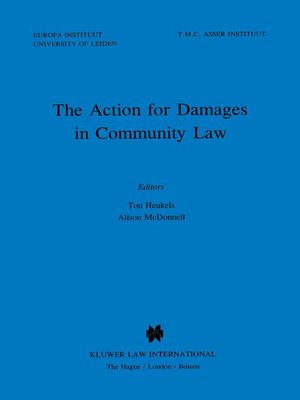 cover image of The Action for Damages in Community Law